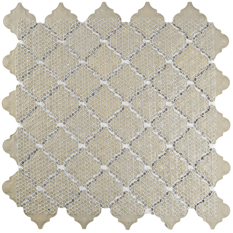 Hudson Tangier 2" x 2" Porcelain Grid Mosaic Wall & Floor Tile, Frost Blue