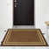 Non-Slip Bordered Area Rug For Living Room, Hallway, Entryway Rug