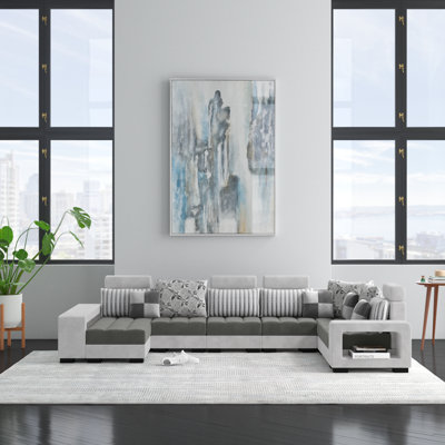 Askhat Upholstered U-Shaped Sectional