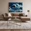 Art mural sur toile bleu-1740092176