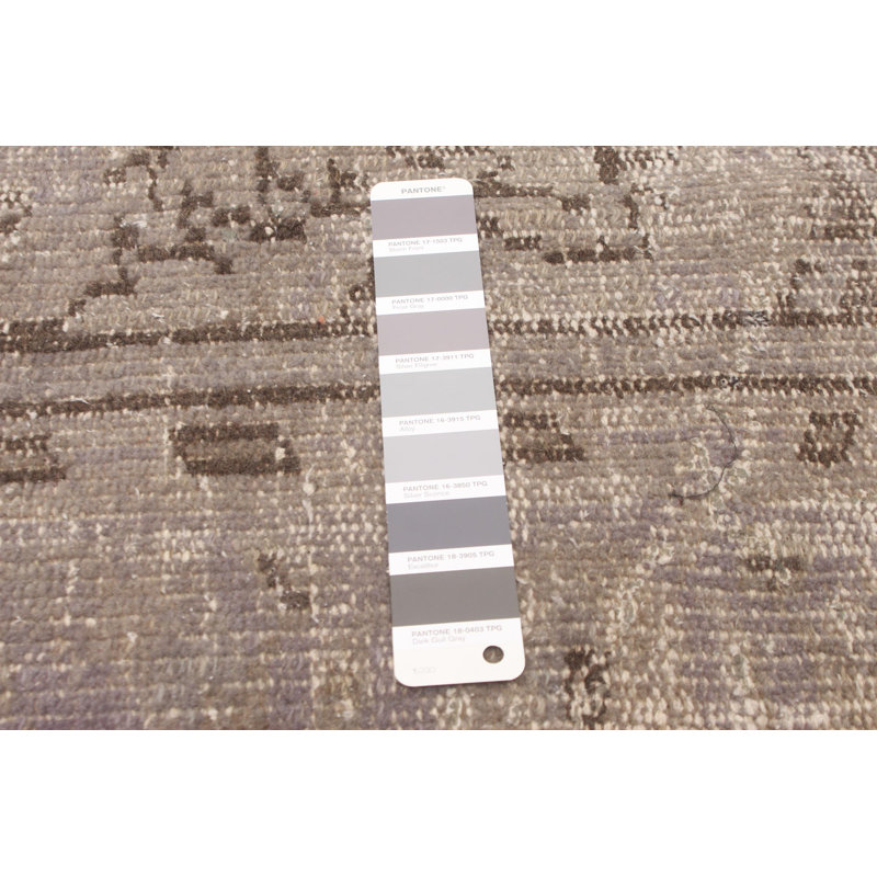 Monick One-of-a-Kind 6'9" X 9'0" 1990s Wool Area Rug in Grey