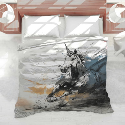 Édredon Dynamic Unicorn Illustration
