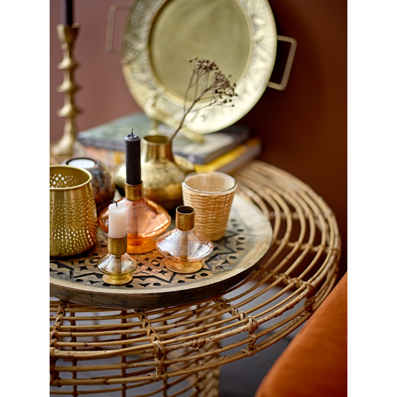 Decorative Glass and Metal Taper Holders