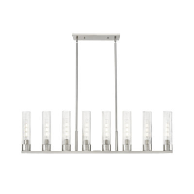 Luminaire suspendu 6 lumières avec abat-jour Scherer