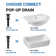 Pop-Up Bathroom Sink Drain Stopper with Overflow