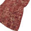 Jeté 50 "x 70" en polyester damassé rouge et marron