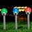 Chrome Low Voltage Solar Powered Integrated LED Metal Pathway Light Pack