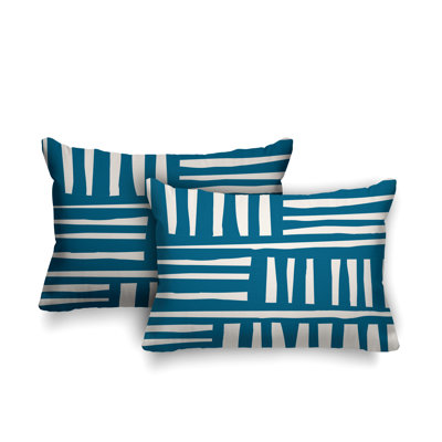 Coussin lombaire intérieur / extérieur Pereto Abstract Lines