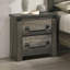 Table de chevet 1 pièce Rustic Grey