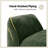 Arlesia Modern 57"W Chenille Fabric Easy Assembly Upholstered Bench-1285073273