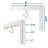 Mount-It! Projector Screen Wall Mount L-Brackets, Wall Hanging Bracket For Home Projector & Screens