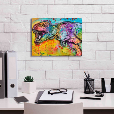 «T Rex 2» par Dean Russo, impression sur toile tendue