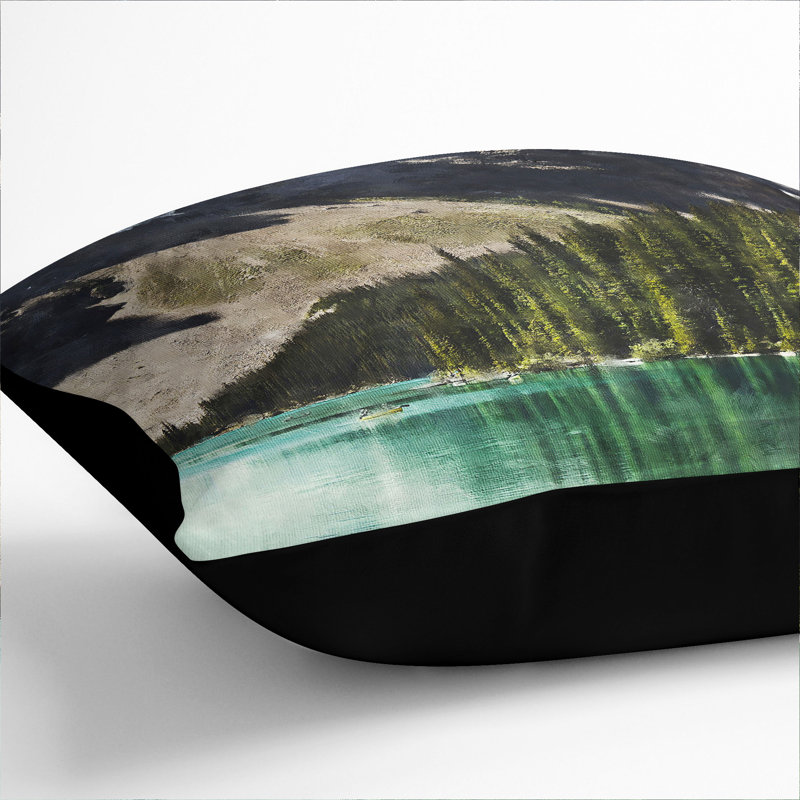 Square Cushion, 40cm H x 40cm W x 15cm D, Black