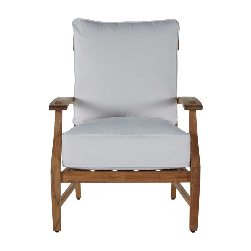 Méridienne Croquet - teck naturel, InsideOut® Rollo ‑ lin dentelle, Welt, Teck naturel