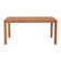 Weston Eucalyptus Wood Outdoor Dining Table - Weather-Resistant, Termite-Resistant, 63 in. W x 37.5 in. D x 29.5 in. H, Sturdy Four-Leg Design, Ideal for Patio and Garden Settings