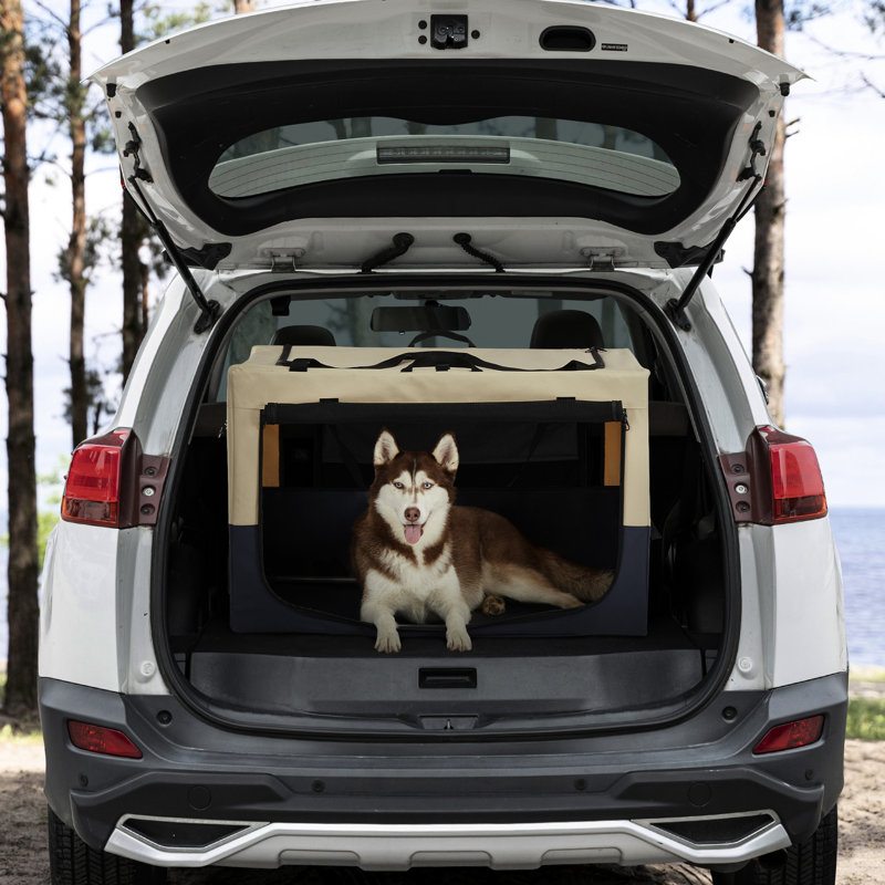 Cage pour chien 3 portes pliable