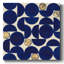 Toile tendue indigo Hémisphères I-Gallery-748154288
