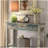 Antique Grey and Teal 3-drawer Console Table