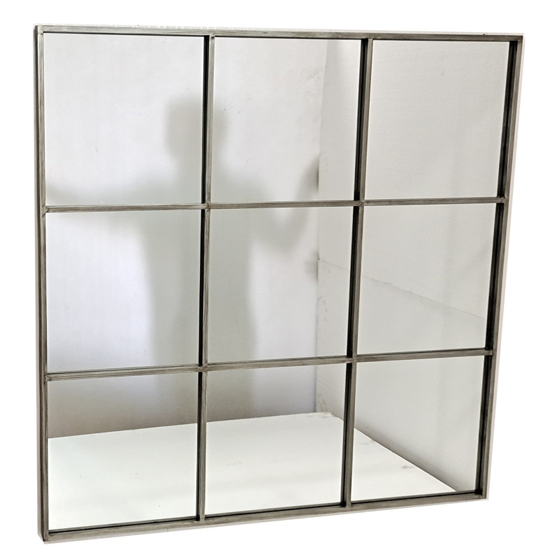 Miroir mural Mathian, Argent