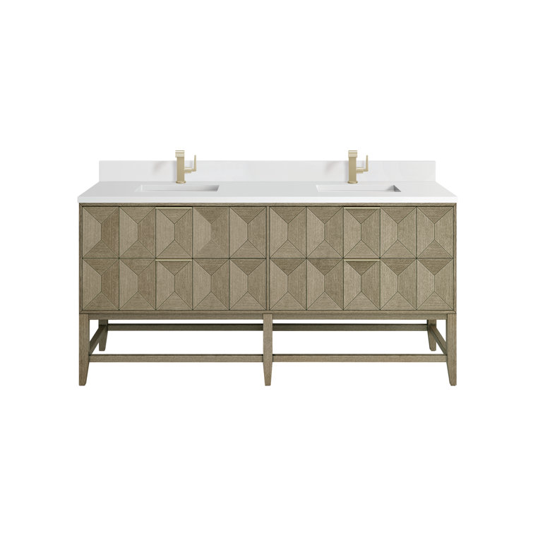 Emmeline 72'' Double Bathroom Vanity with Top