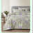 Butterfly Botanical Candy Stripe Checkered Comforter Set