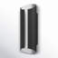 Evett Cylinder Outdoor Aluminum LED Wall Light-706599096