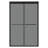 48" W x 76" H Double Sliding Shower Door, 8mm Tempered Glass with Frosted Privacy Panels, SUS 304 Stainless Steel Frame, Reversible Installation