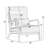 26" W Linen Upholstered Armchairs-103554473