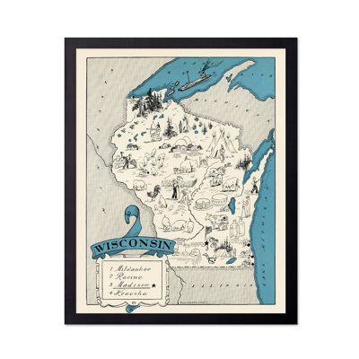 Wisconsin Pictorial Map