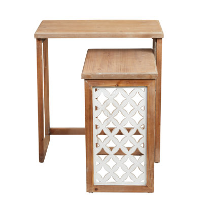 Solid Wood Top Nesting Tables