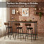 Ensemble de table de bar et chaises pour 3