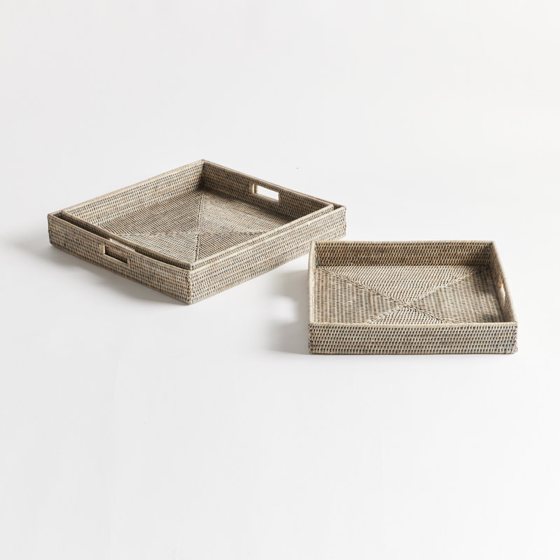 Burma Rattan/Wicker Decorative Tray