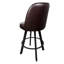 Ensemble de 2 tabourets de bar pivotants avec siège en métal et siège de bar pivotant commercial - assemblage requis-968736007