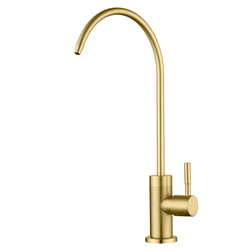 Sumerain Lead-Free Kitchen Water Filter Faucet, Stainless Steel 304 Drinking Water Faucet For Kitchen Sink, Brushed Gold