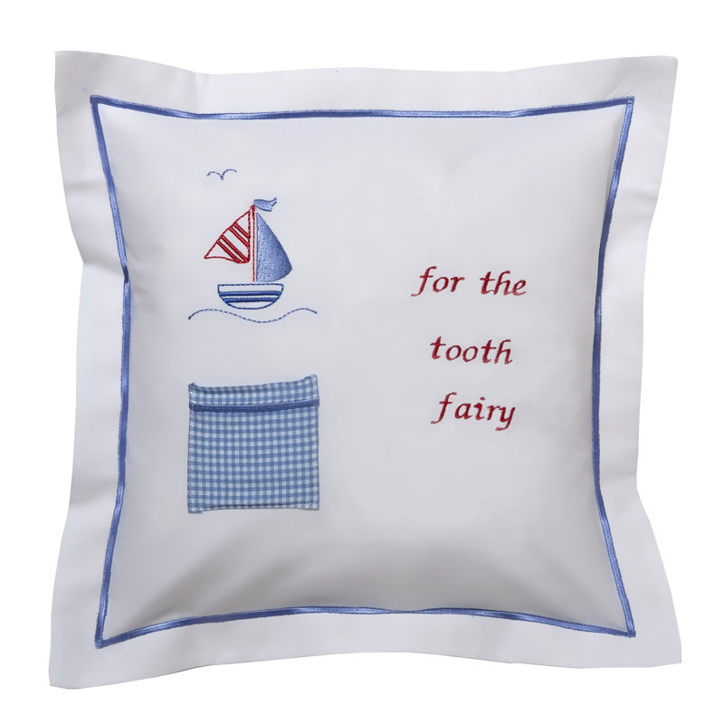 Sailboat Cotton Reversible Pillow Cover