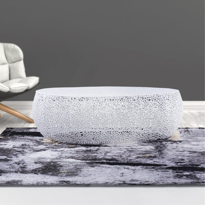 Oval Coffee Table White