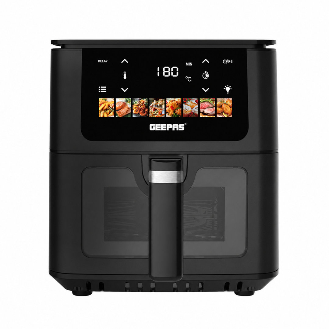 B&Q - 6.5L Digital Air Fryer Oven With Dual Layer Tray8 Presets & Viewing Window - Image 4