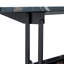 Table basse multifonctionnelle à plateau relevable avec rangement spacieux et autocollant grain de bois naturel, parfaite pour la vie moderne-2038329509