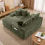 Canapé modulaire 94,5 po Cloud - modulaire en L avec méridienne réversible, aucun assemblage requis - velours côtelé, canapé d'angle à siège profond - minimaliste moderne pour le salon, la chambre à coucher, un appartement-129747320