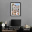 «Roses Courtyard Shadowbox Print» par Notoriart-116883353-116883355