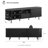 Tv Stand With Storage And Shelves Designed To Fit 55’’ - 80’’ Tvs. Wood Entertainment Center For Living Room And Bedroom, Media Console And Modern Tv Console Table-881541586