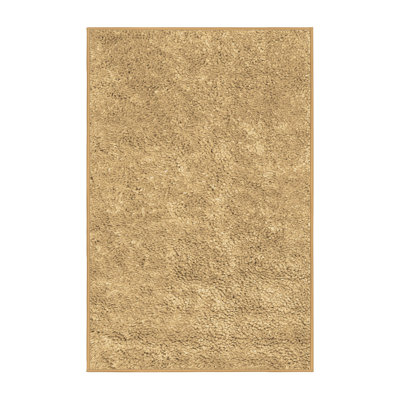 Tapis contemporains brun lavable à la machine 2772