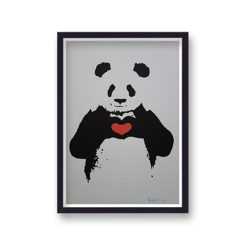 Pop Panda Lovehe - Single Picture Frame Print