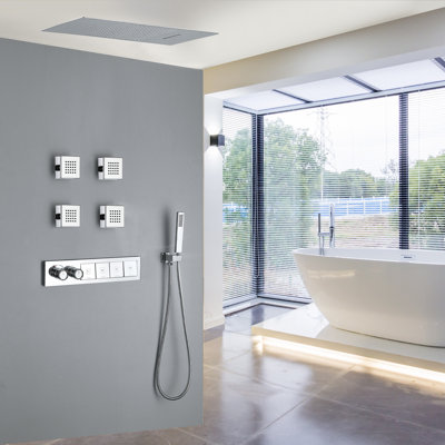 Complete Shower System with Rough in-Valve