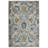 Campbell Transitional Durable Performance Orange/Blue Area Rug-68027285