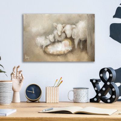 'Away In A Manger' by Ashley Bradley Acrylic Glass Wall Art
