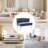 Euclid 47" Velvet 2-Seat Armless Loveseat-835275393