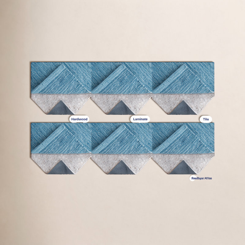 Classic Non-Slip Felt & Rubber Rug Pad, Rectangle 7'10" x 10', 0.38"