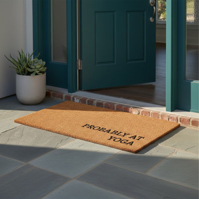Probably at Yoga Doormat, 17"x29"