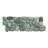 Danube Natural Stone Listello Tile White Hand-Selected Interlocking Mosaic for Outdoor - 4" x 12"